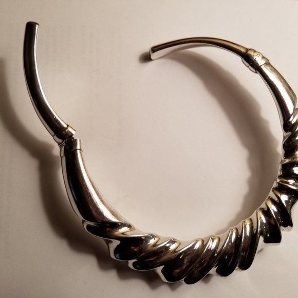 VINTAGE ESTATE STERLING SILVER ALEN DION NECKLACE - Picture 2 of 5